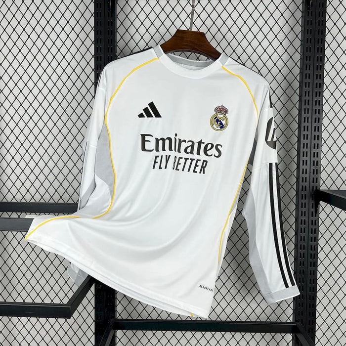 Real Madrid 2025/26 Domicile à manches longues