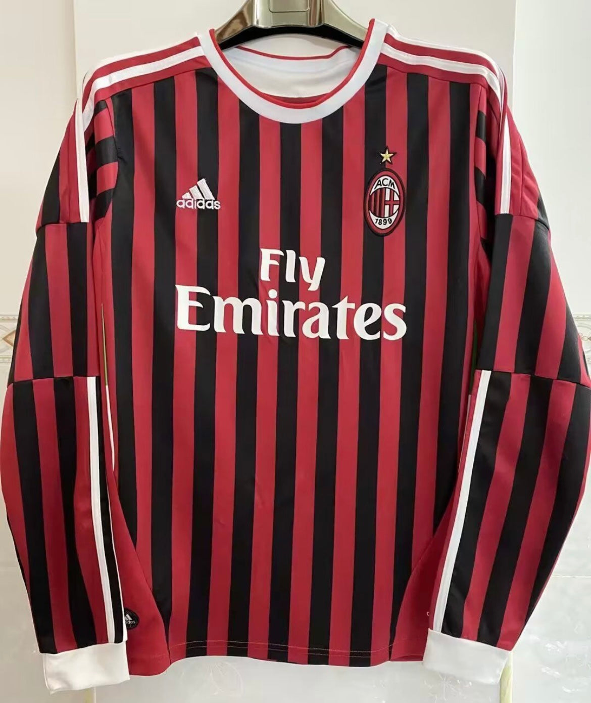 AC Milan 2011/12 Domicile à manches longues