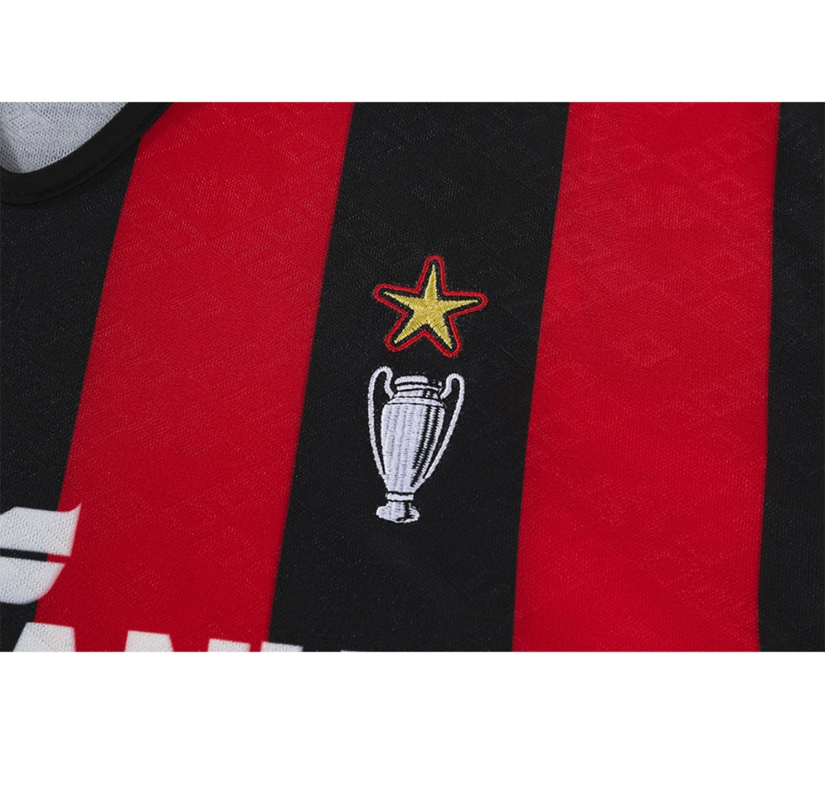 AC Milan 1989/90 Domicile à manches longues