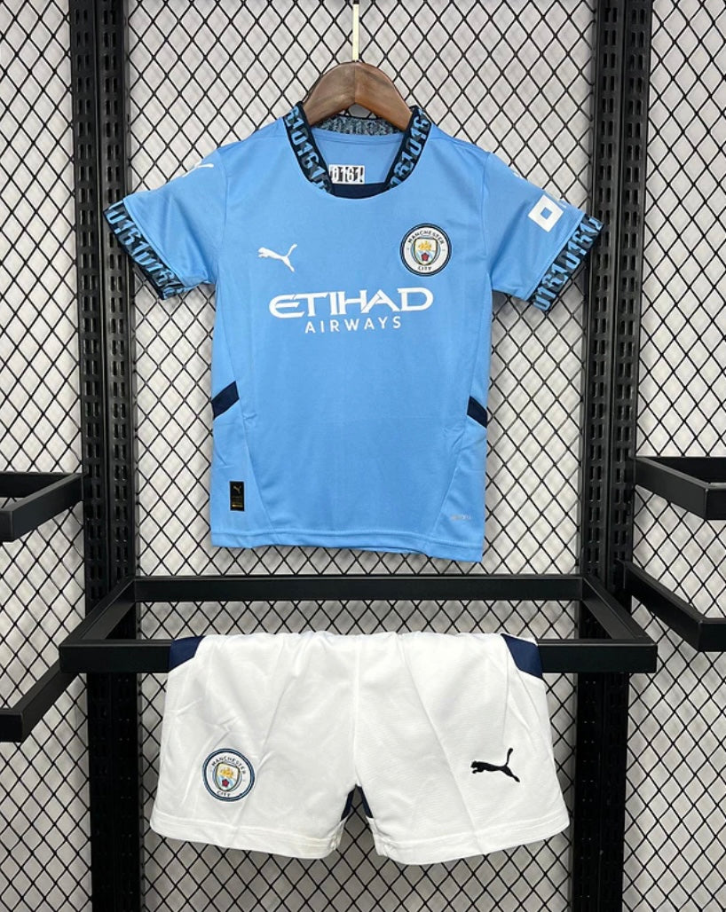 Kits Enfants Manchester City 2024/25 Domicile