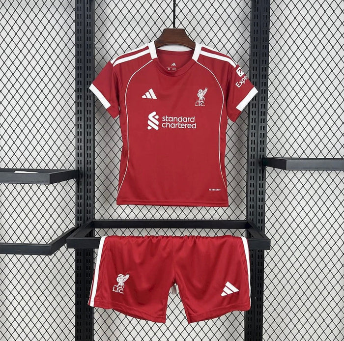 Kits Enfants Liverpool 2025/26 Domicile