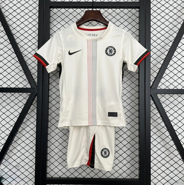 Kits Enfants Chelsea 2025/26 Extérieur