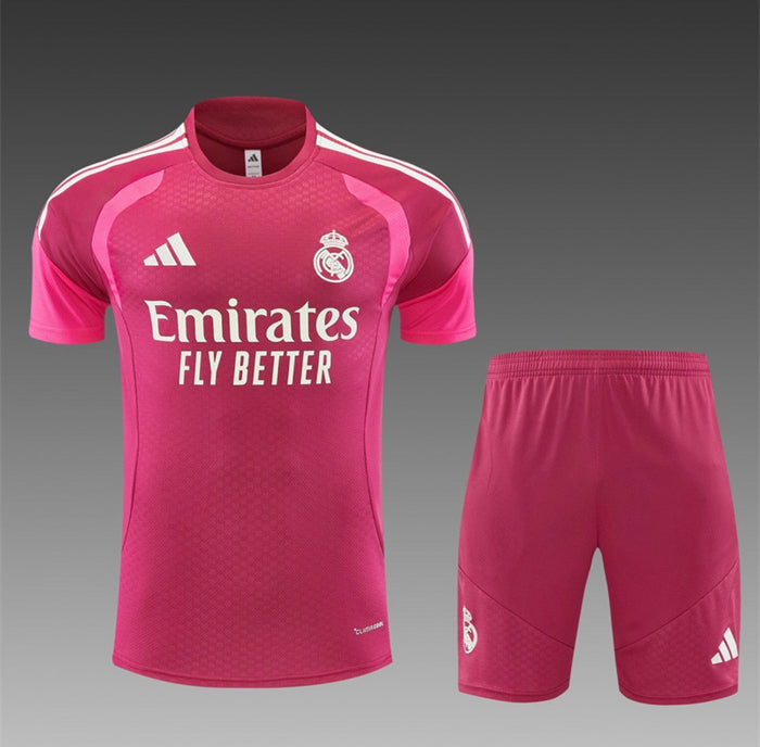 Ensemble Maillot + Short Real Madrid Entraînement Rose 2026/27