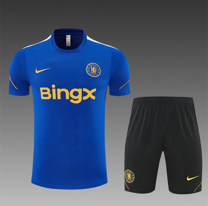 Ensemble Maillot + Short Chelsea Entraînement Bleu/Noir 2026/27
