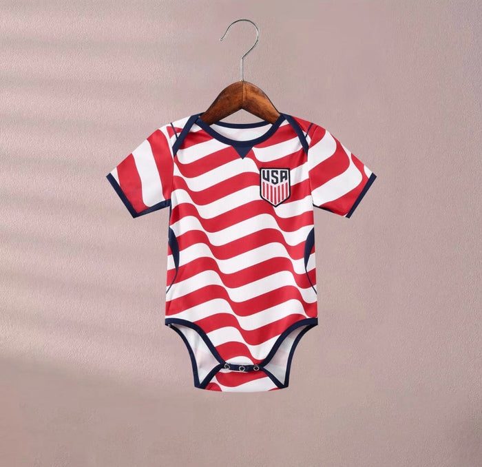 Body Bébé USA Rayé